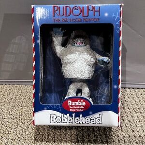 Rudolph Bumble Bobblehead in box like new collector series abominable snowman